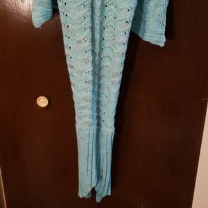 Mermaid tail blanket